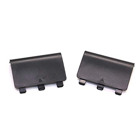 IDS 2 Pack Battery Cover Replacement for XBOX One Controller, Black