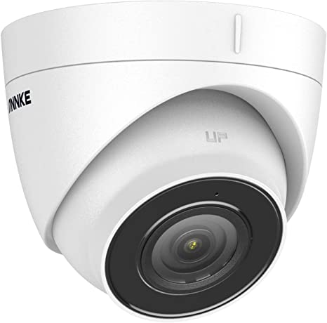 ANNKE C800 Turret POE 4K Ultra HD Telecamera di Sicurezza Microfono Audio Camera IP 8MP 100ft EXIR Visione Notturna IP67, Supporto per la Registrazione Scheda TF 256GB (Può Essere Utilizzato da Solo)