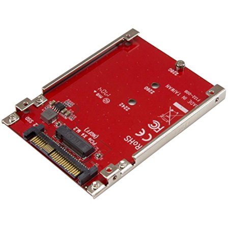 StarTech.com M.2 to U.2 Adapter - M.2 Drive to U.2 SFF-8639 Adapter - Works with M.2 PCIe NVMe Drives