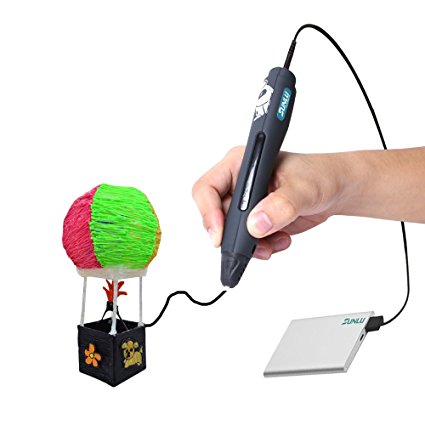 SUNLU Professional 3D Printing Pen, 3-Dimensional Model Making, Stimulate Children's Imagination and Practical Ability, Black