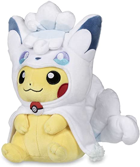 Pokemon POKÉ Plush Standard ALOLAN Vulpix Cape Pikachu