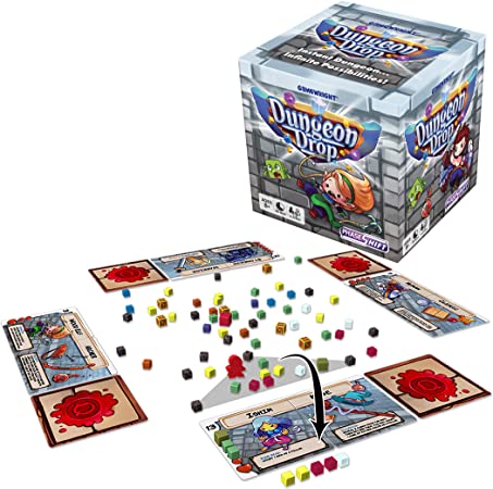 Gamewright Dungeon Drop – The Infinite Dungeon Creation Table top Game