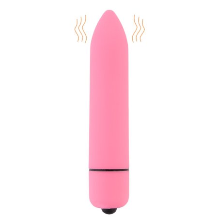 Bullet Vibrator,Tracy's Dog Powerful Mini Single Speed Bullet Vibrator G-spot Massager Stick Stimulation Sex Toy (Pink)