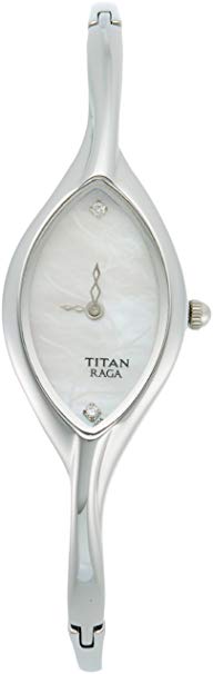 Titan Women's Raga Gold/Silver Metal Jewellery, Bracelet Clasp, Quartz Glass, Water Resistant Analog Wrist Watch