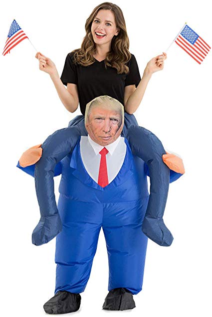 Hsctek Halloween Piggyback Inflatable Costume for Adult