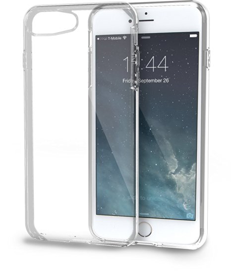 Silk iPhone 7 Plus Clear Case - PureView for iPhone 7  [Ultra Slim Fit Protective Clear Cover] - Crystal Clear