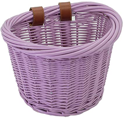 KINGWILLOW Bike Basket, Little Box Made by Willow for Bicycle, Arts and Crafts.