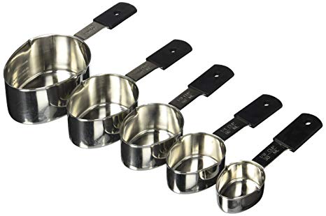 Norpro Grip-Ez Stainless Steel Measuring Cups, 5-Piece