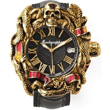 Montegrappa Chaos Gold and Enamel Automatic Watch