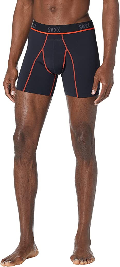 SAXX Men's Underwear - KINETIC Light-Compression Mesh Boxer Briefs with Built-in Pouch Support - Underwear for Men