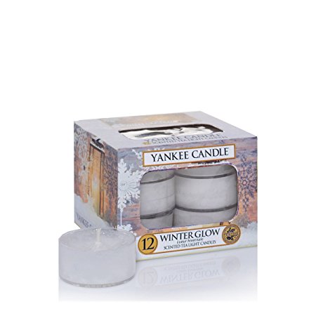 Yankee Candle Winter Glow Scented Tea Light Candles - Pack of 12