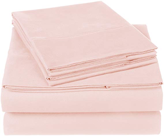 Pinzon 300 Thread Count Organic Cotton Sheet Set - King, Blush