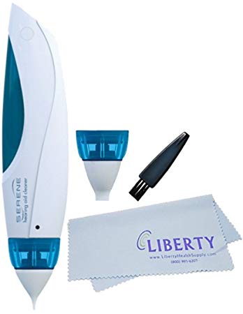 Serene Innovations HC-200 Hearing Aid Vacuum Cleaner With Liberty Cleaning Cloth