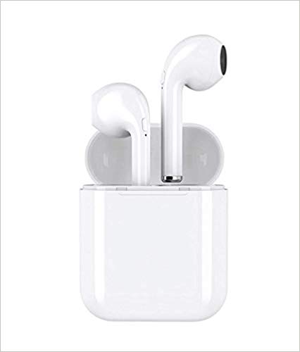 Bluetooth Earbuds,True Wireless Bluetooth Headphones with HiFi 3D Stereo Sound,Built-in Mic with Portable Charging Case Compatible Phone X/8/7 Android