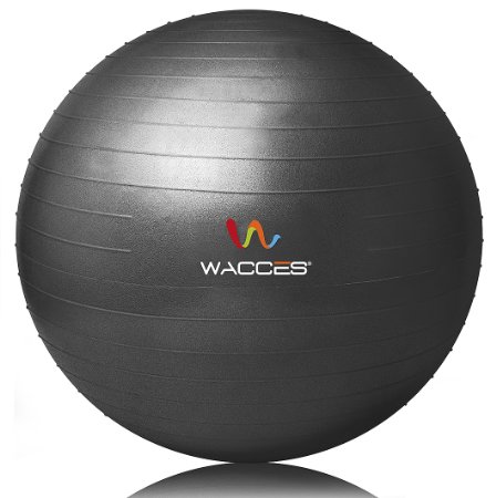 Wacces Fitness Exercise and Stability Ball