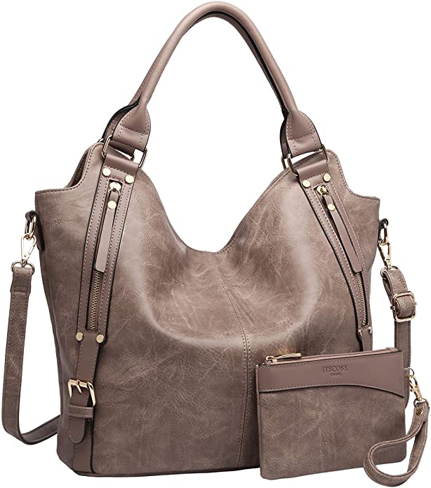 Women Tote Bag Handbags PU Leather Fashion Large Capacity Hobo Shoulder Bags with Adjustable Shoulder Strap