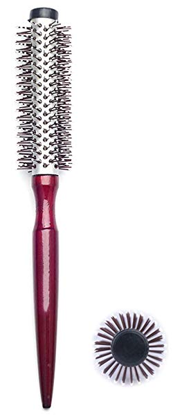 Small Round Hair Brush For Blow Drying, Mini Roller Styling Brushes for Dry, Curly Hair-1.3 Inch