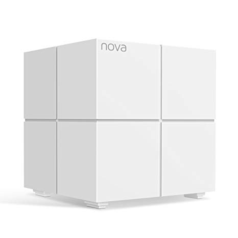 Tenda Nova MW6-1 Mesh Wi-Fi System: Add-on Unit for Network Expansion of the Nova MW6 Mesh Wi-Fi System. Single Add-on unit simply connects to an existing Nova MW6 network via the App (Pack of 1)