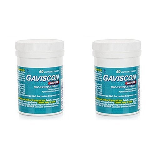 Gaviscon Advance Chewable Tablets Mint - Pack of 2 by Gaviscon