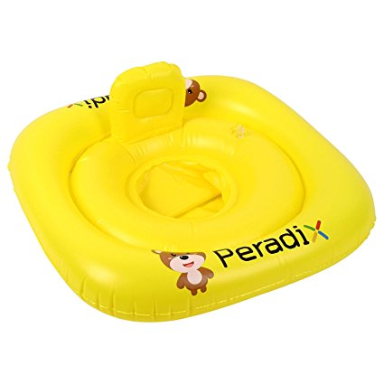 Peradix Baby Float Water Toys Inflatable Swimming Pool Ring Floating Boat with Comfortable Backrest and Seat for Toddlers