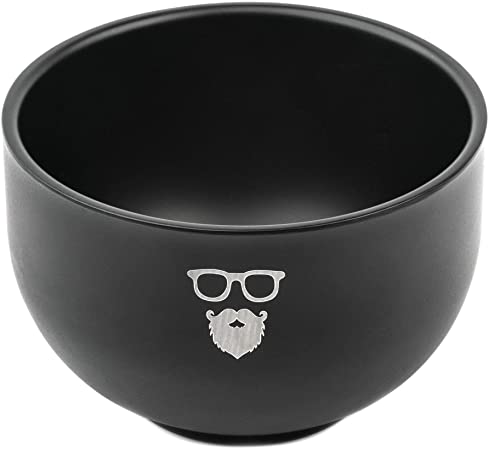 Beardoholic Shaving Bowl – Remarkably Durable Stainless Steel Design – Forms Thick and Foamy Lather Quickly – Unbreakable and Rust-Resistant 2.95 x 2.36 IN Non-Slip Mug for Smooth Wet Shaving