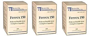 Ferrex 150 Polysaccharide Iron Complex Capsules By Breckenridge - 100 Ea by Marble Medical