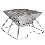 Quick Grill Medium Original Folding Charcoal BBQ Grill Made from Stainless Steel