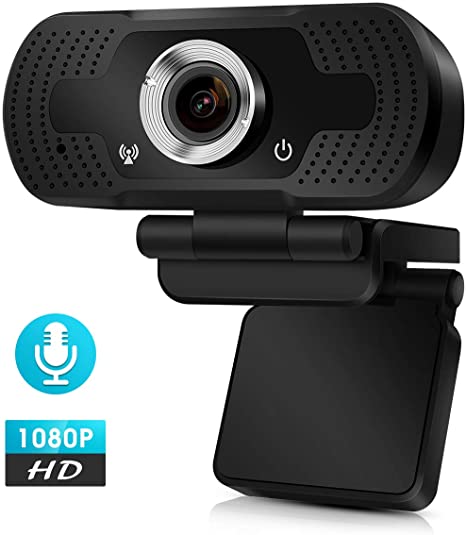 PC Webcam, Auto Focus 1080P Full HD Webcam Streaming Computer Web Camera -USB Computer Camera for PC Laptop Desktop Video Calling,Conferencing