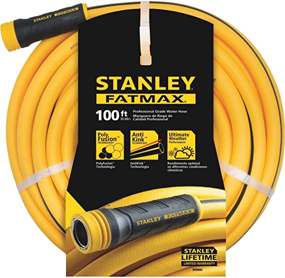 Stanley Garden BDS6652 Stanley Fatmax 5/8 x 100 Garden Hose, 100-ft, Yellow