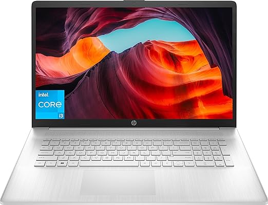 HP 2023 Newest Laptop, 17.3 Inch Display, Intel Core i3-1125G4 Processor, 32GB RAM, 1TB SSD, Intel UHD Graphics, WiFi, Bluetooth, USB-A&C, Fast Charge, Camera, Windows 11 Home in S Mode