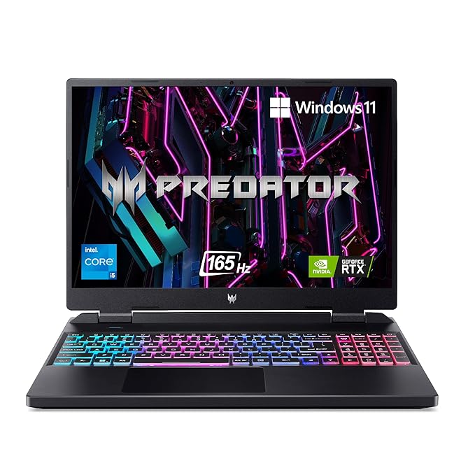 (Refurbished) Acer Predator Helios Neo 16 Gaming Laptop 13th Gen Intel Core i5 Processor (16 GB/512 GB SSD/Windows 11 Home/NVIDIA ® GeForce RTX  ¢ 4050) PHN16-71, (16") WUXGA Display