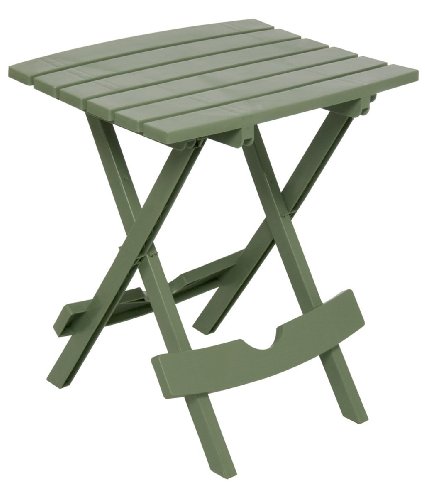 Adams Manufacturing 8500-01-3700 Plastic Quik-Fold® Side Table, Sage