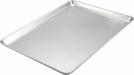 Winco Commercial-Grade Aluminum Sheet Pan, 18 Gauge, 2/3 Size / 16" x 22"