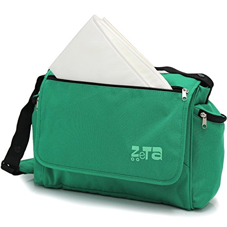 Zeta Luxury Complete Changing Bag with Changing Mat (Leaf, Large)