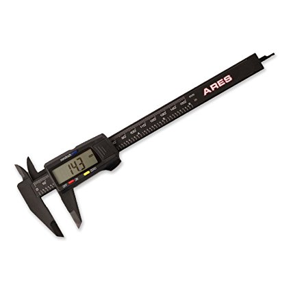 6-Inch Composite Vernier Digital Caliper with LCD Screen | ARES 70019 Measure and Convert in Inches and Millimeters