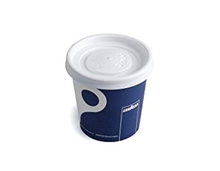 Lavazza - 4oz Espresso Cups & Matching Lids (50 Cups & 50 Lids)