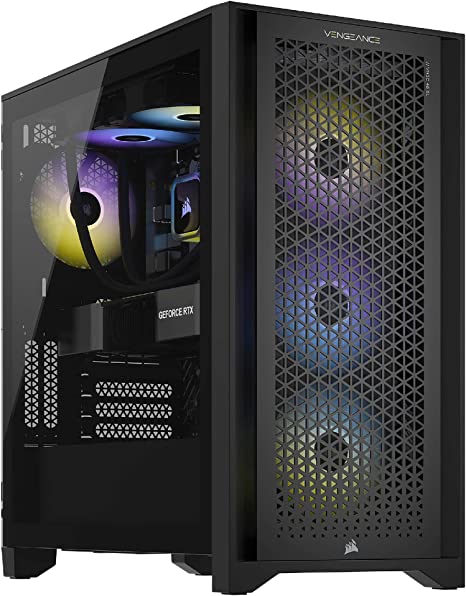 Corsair Vengeance i7400 Series Gaming PC - Liquid Cooled Intel® Core™ i7 13700K CPU - NVIDIA® GeForce RTX™ 4070 Ti Graphics - 32GB Vengeance RGB DDR5 Memory