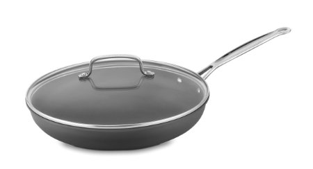 Cuisinart 622-30G Chefs Classic Nonstick Hard-Anodized 12-Inch Skillet with Glass Cover