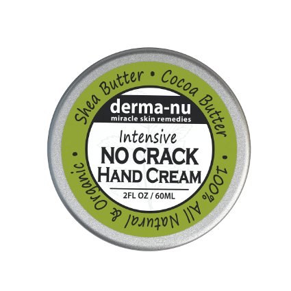Intensive No Crack Hand Cream - Best Anti Aging Hand Cream - Hand & Foot Treatment for Dry Skin, Calluses, Cracked Skin Repair & Cuticle Cream. Soothes & Nourishes with Cocoa & Shea Butter - 2oz
