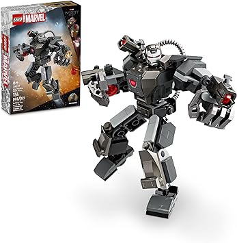 LEGO Marvel War Machine Mech Armor, Buildable Marvel Action Figure Toy for Kids with 3 Stud Shooters, Legendary Character from The MCU, Marvel Gift for Boys and Girls Aged 6 and Up, 76277