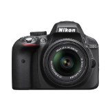Nikon D3300 242 MP CMOS Digital SLR with AF-S DX NIKKOR 18-55mm f35-56G VR II Zoom Lens Black Certified Refurbished