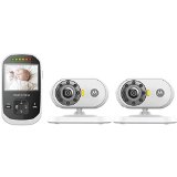 Motorola MBP25-2 Wireless Video Baby Monitor LCD Color Screen and Two Cameras 24 Inch