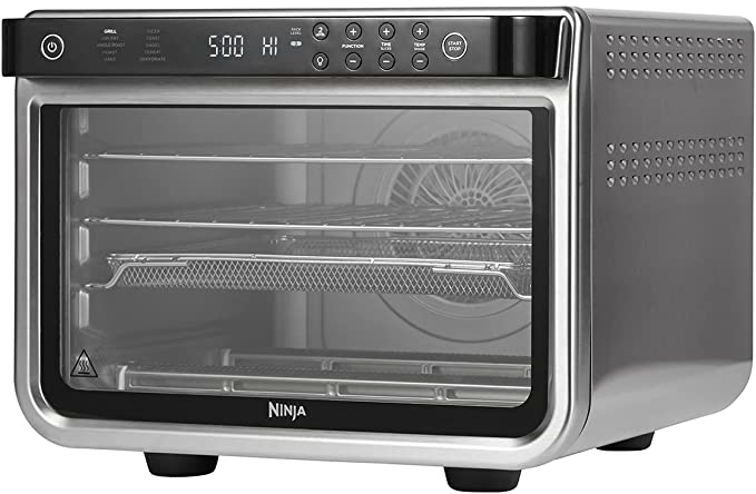 Ninja Foodi 10-in-1 Multifunction Oven [DT200UK] Mini Oven, Countertop Oven, Air Fry, Pizza, Silver/Black