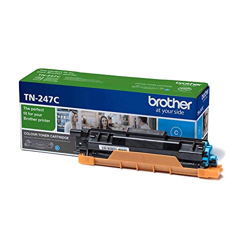 Brother TN247C Toner Cartridge, High Yield, Cyan, Brother Genuine Supplies