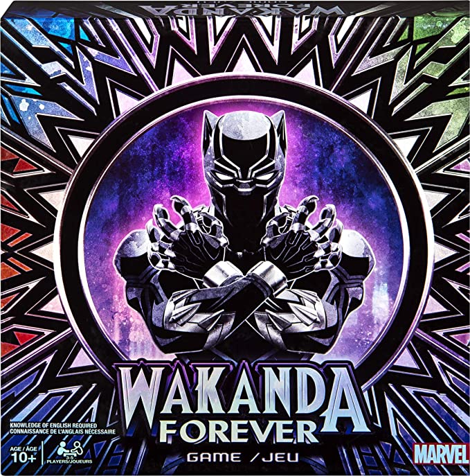 Spin Master Games Marvel Wakanda Forever, Black Panther Dice-Rolling Game for Families, Teens and Adults, Multicolor, Model: 6054042