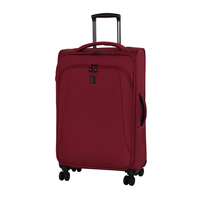 it luggage Megalite Vitality 26.6" 8 Wheel Expandable Lightweight Spinner, Rio Red