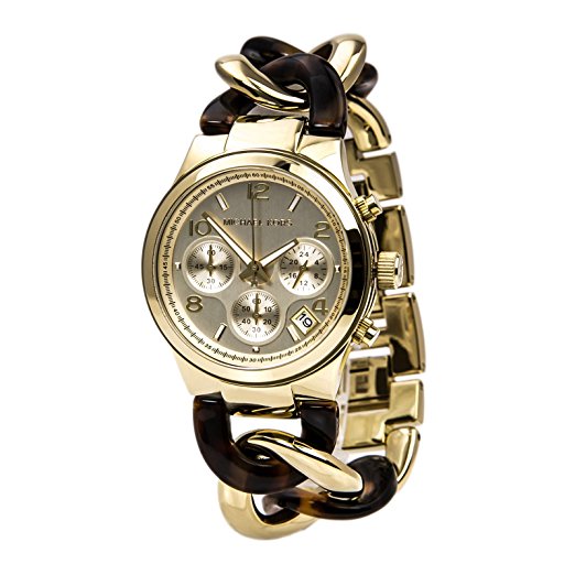 Michael Kors Chain Link Acrylic Gold-tone Ladies Watch MK4222