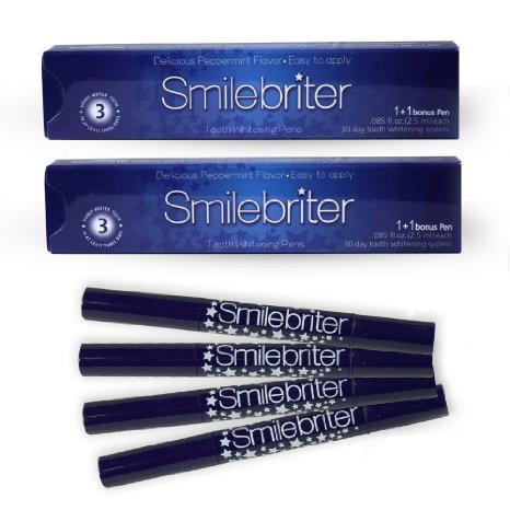 Smilebriter Teeth Whitening Gel Pens- 120 Day Supply