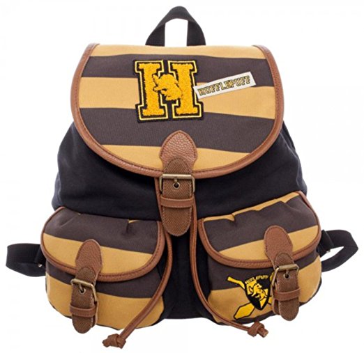 Harry Potter Hufflepuff Knapsack Backpack 14 x 17in