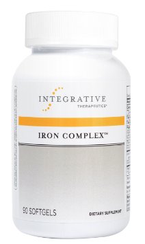 Integrative Therapeutics - Iron Complex - 50 mg of Iron in a Heme and Non-Heme Iron Blend - 90 Softgels